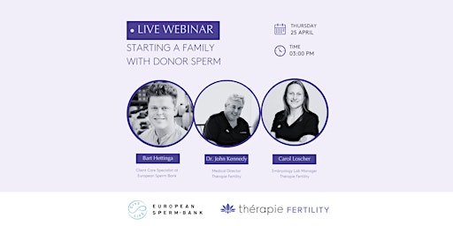 Starting A Family With Donor Sperm - Thérapie Fertility & European Sperm Bank primary image
