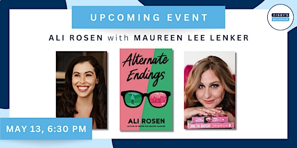 Author event! Ali Rosen with Maureen Lee Lenker
