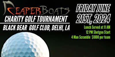 Reaper Boats Charity Golf Tournament primary image