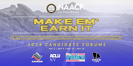 Make Em' Earn It: Candidate Forum Series primary image