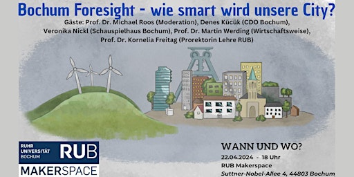 Primaire afbeelding van Bochum Foresight - Wie smart wird unsere City? - Podiumsdisskusion