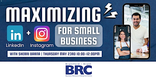 Maximizing LinkedIn and Instagram for Small Business  primärbild