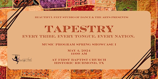 Image principale de TAPESTRY BFS Music Program 2024 Spring Showcase I