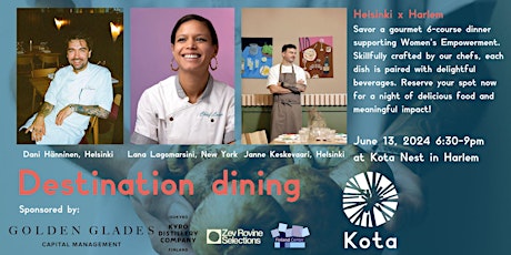 Destination Dining - Helsinki x Harlem Nordic Fusion Dinner