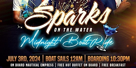 Sparks on the water