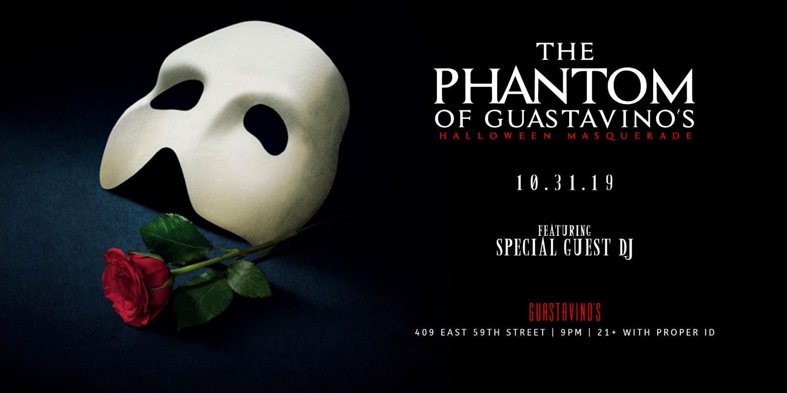 The Phantom of Guastavino's Halloween Masquerade 