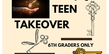 Teen Takeover for 6th Graders at Central Library