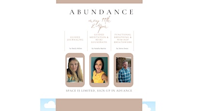 ABUNDANCE: Journaling, Breathwork, Guided Meditation, & Reiki Soundbath