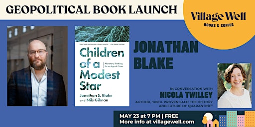 Geopolitical Book Launch with Jonathan Blake and Nicola Twilley primary image