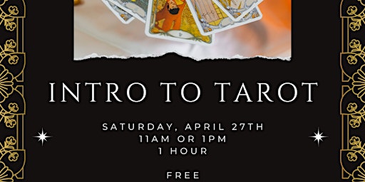 Imagem principal do evento Intro to Tarot