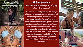 Hauptbild für Private Shibari Sessions- One on One sessions