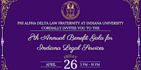 8th Annual Benefit Gala for Indiana Legal Services primary image