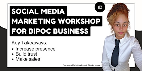 BIPOC Business | Social Media Marketing Workshop