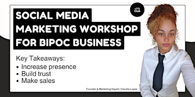 Primaire afbeelding van BIPOC Business | Social Media Marketing Workshop