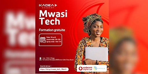 Hauptbild für Formation gratuite Mwasi Tech Kinshasa 18 avril