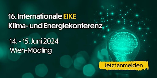 16. Internationale EIKE-Klima- und Energiekonferenz, IKEK-16, Wien-Mödling primary image
