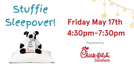 Stuffie Sleepover at Chick-fil-A Delafield! primary image