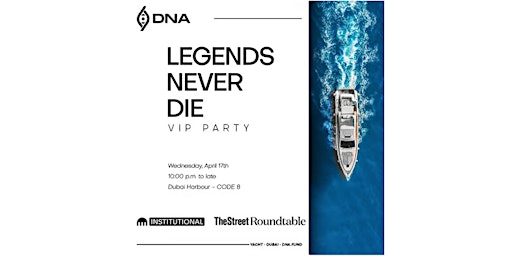 DNA.Fund Yacht Party @ Token2049 Dubai primary image