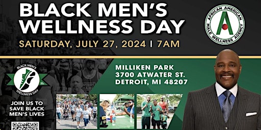 Imagem principal do evento 2024 Detroit Black Men's Wellness Day
