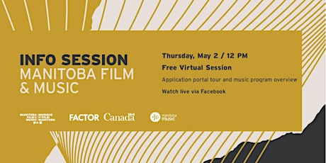 Manitoba Film & Music Virtual Info Session