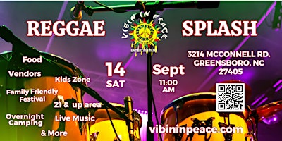 Imagem principal do evento Reggae Splash-Greensboro, NC