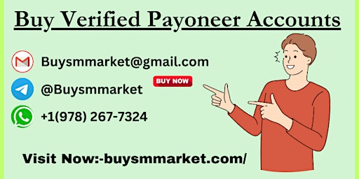 Hauptbild für 5 Best site Buy Verified Payoneer Accounts (old or new)