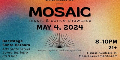 SYNRGY presents *MOSAIC* Saturday May 4th @ Backstage primary image