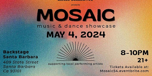Imagen principal de SYNRGY presents *MOSAIC* Saturday May 4th @ Backstage