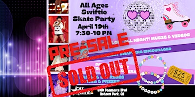 Primaire afbeelding van All Ages Swiftie Skate Party