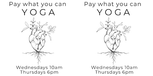 Imagem principal do evento Pay What You Can Yoga!