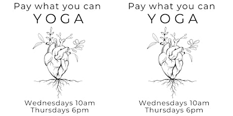 Pay What You Can Yoga!