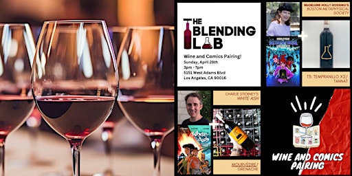 Imagem principal do evento Wine and Comics Pairing - Curated Wine Pairings for 2 Fan-Favorite Comics!