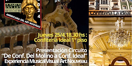 Presentación Tour Conf. Del Molino a La Ideal: Art Nouveau y Belle Epoque.. primary image