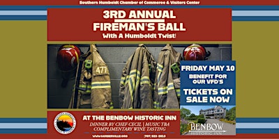 Primaire afbeelding van 3rd Annual Fireman's Ball with a Humboldt Twist!