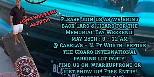 Imagem principal do evento Cars and Cigars