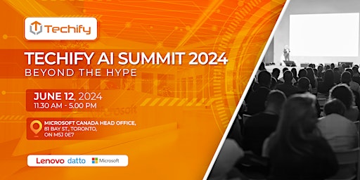 Hauptbild für Techify AI Summit 2024: Beyond the Hype