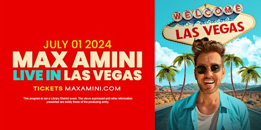 Max Amini Live in Las Vegas!  primärbild