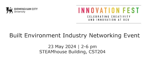Image principale de Built Environment Networking Event, Innovation Fest 2024
