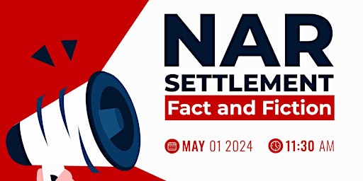 Imagem principal do evento NAR Settlement: Fact and Fiction