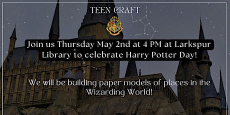 Teen Craft: Harry Potter Paper Models