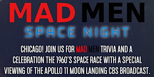 Imagem principal do evento Mad Men Space Night