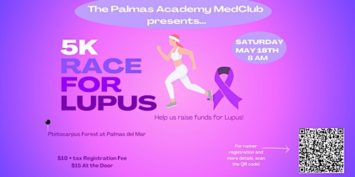 Imagem principal do evento TPA's MedClub 5K Race for Lupus