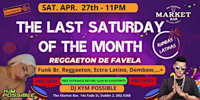 Release5_RUMBAS LATINAS - LAST SATURDAY OF MONTH - REGGAETON  DE FAVELA primary image