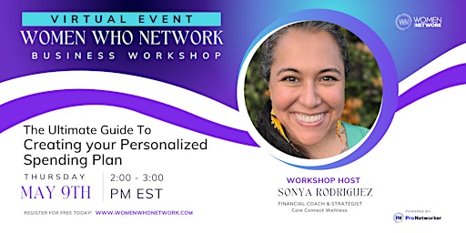 Workshop: The Ultimate Guide To Creating your Personalized Spending Plan primary image