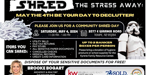 Look2Brooke FREE SHREDDING EVENT! primary image