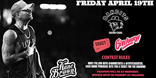 Kane Brown Ticket Giveaway at Bandits Dance Hall primary image
