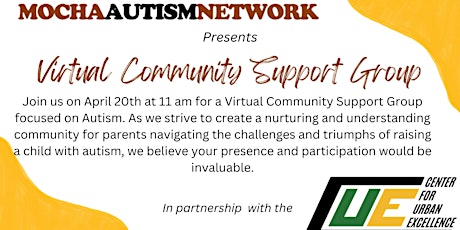Mocha Autism Network Community Support Group Meeting