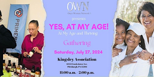 Primaire afbeelding van At My Age and Thriving: Lifestyle and Self-care Gathering