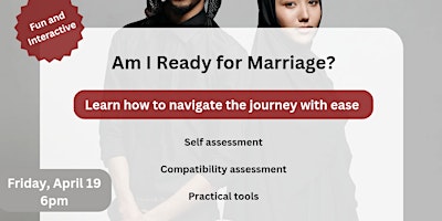 Image principale de Am I Ready for Marriage  Workshop